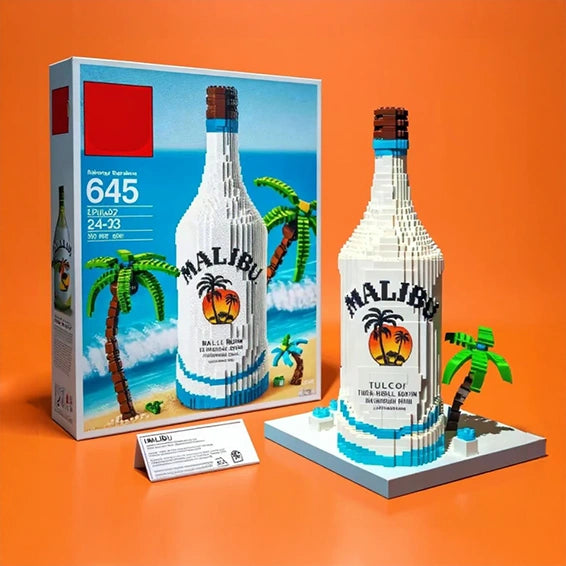 Butelka z klocków - Malibu