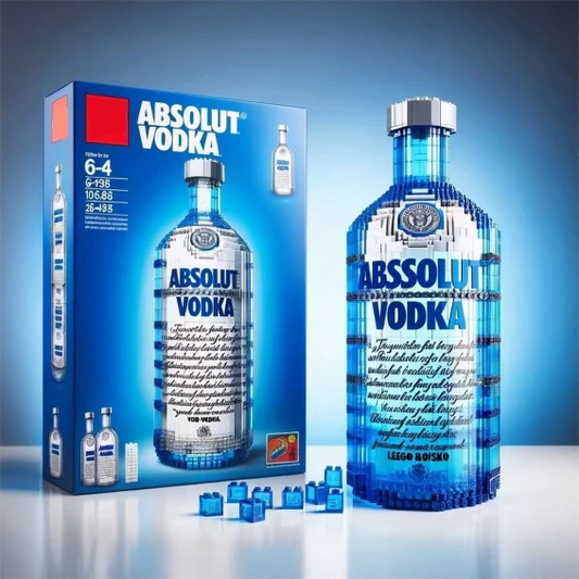 Butelka z klocków - Absolut