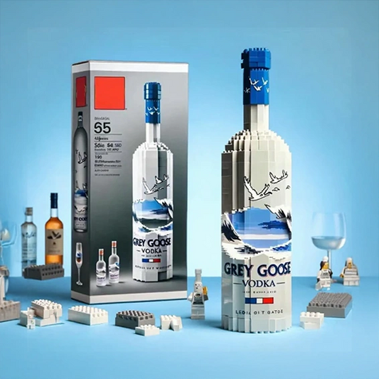 Butelka z klocków - Grey Goose