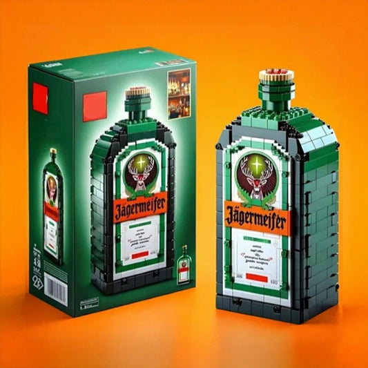 Butelka z klocków - Jagermaister