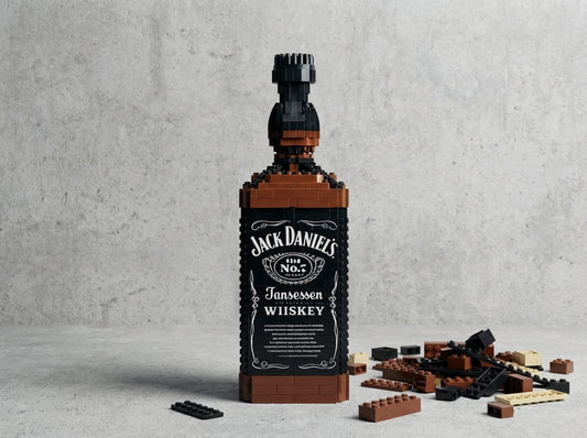 Butelka z klocków - Jack Daniels