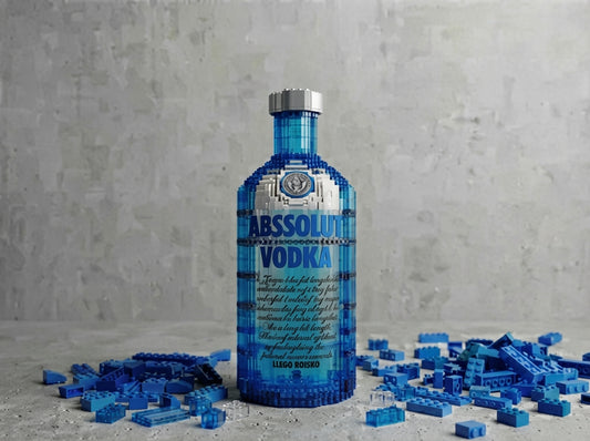 Butelka z klocków - Absolut