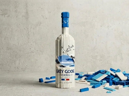 Butelka z klocków - Grey Goose
