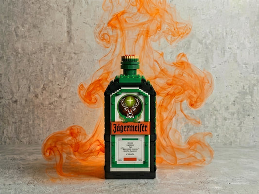 Butelka z klocków - Jagermaister