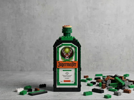 Butelka z klocków - Jagermaister