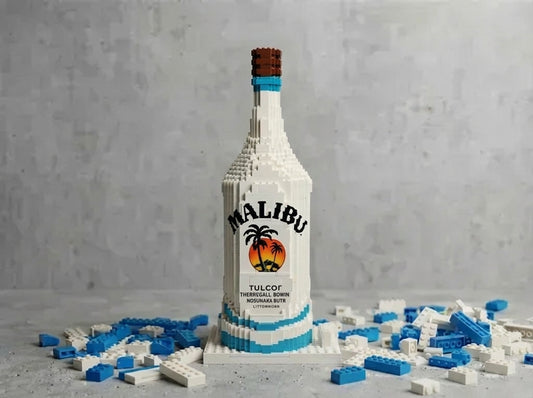 Butelka z klocków - Malibu