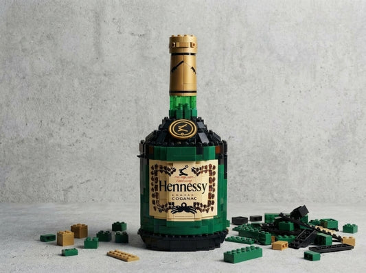 Butelka z klocków - Hennessy