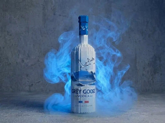 Butelka z klocków - Grey Goose